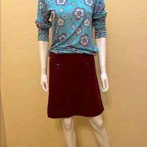 Athleta Burgundy Skirt